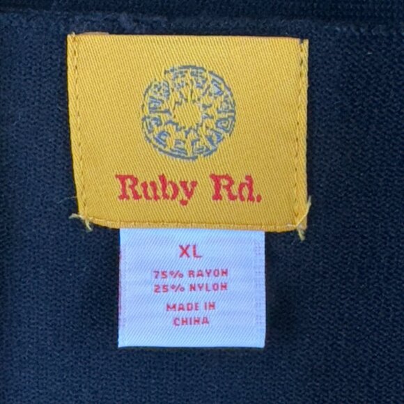 Rudy Rd Black Long Sleeve Women Jacket Tag Size XL - Picture 4 of 4